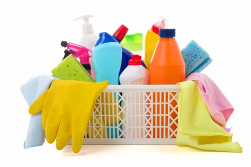 Deep upholstery cleaning equipment in a London living room