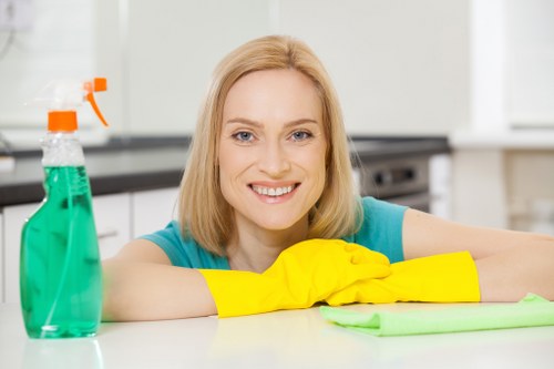 Stain removal treatment on a carpet in Covent Garden